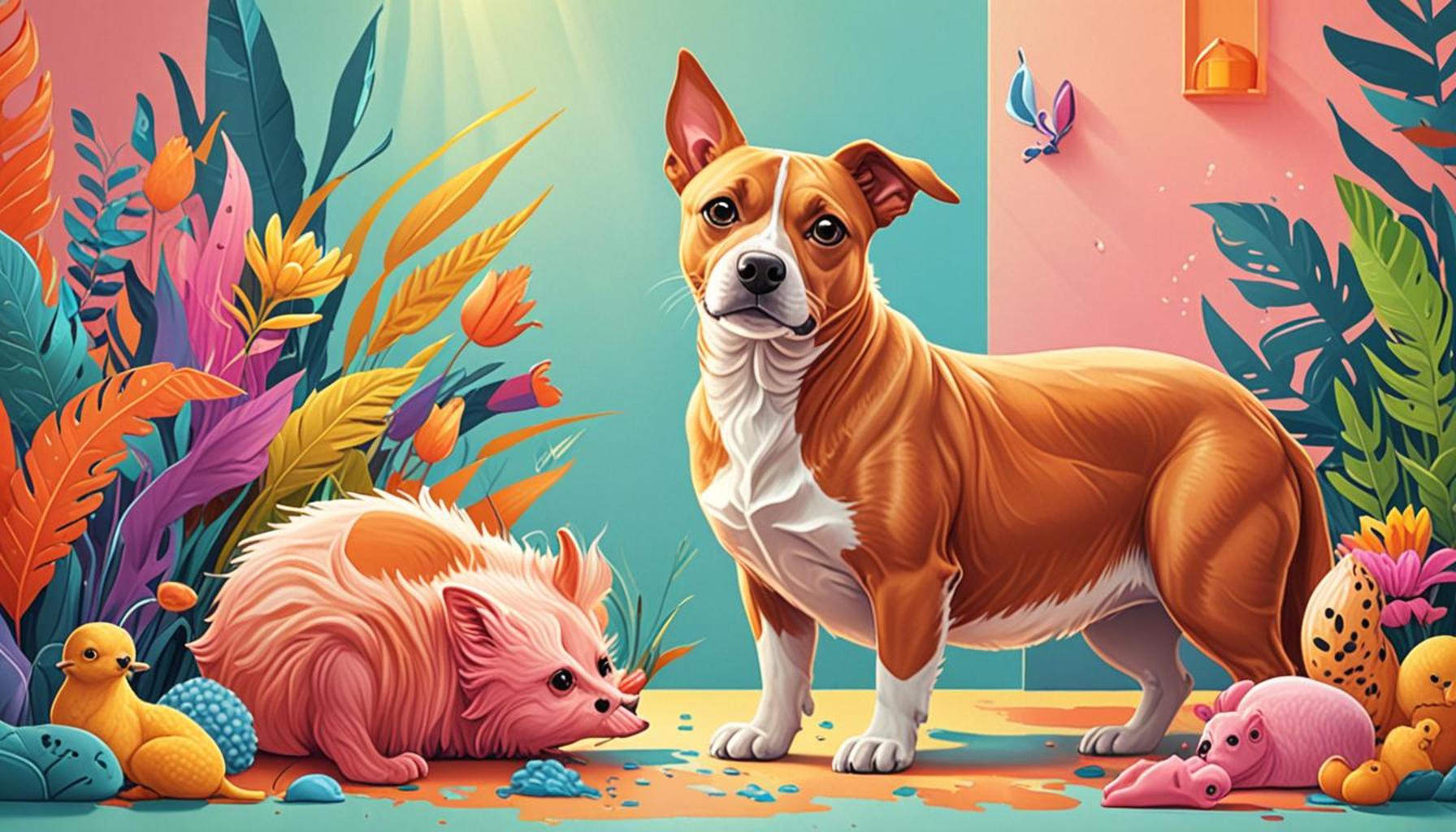 How the presence of other animals affects pet behavior